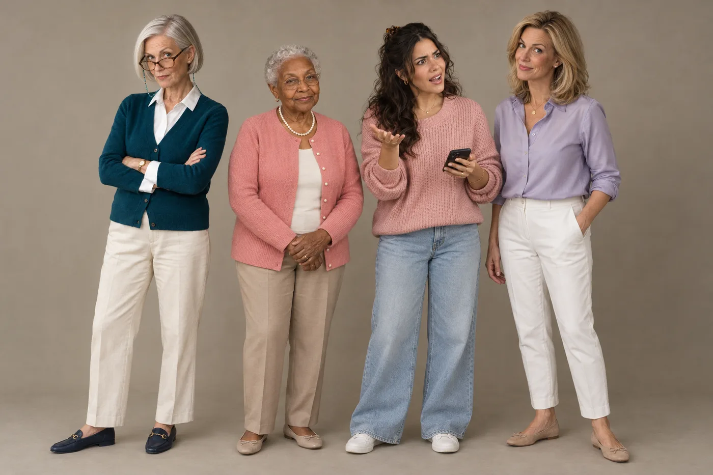Bev, Dottie, Kelsey and Margo